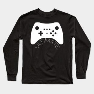 Ultimate Gamer - Video Game Lovers Graphic Statement Long Sleeve T-Shirt